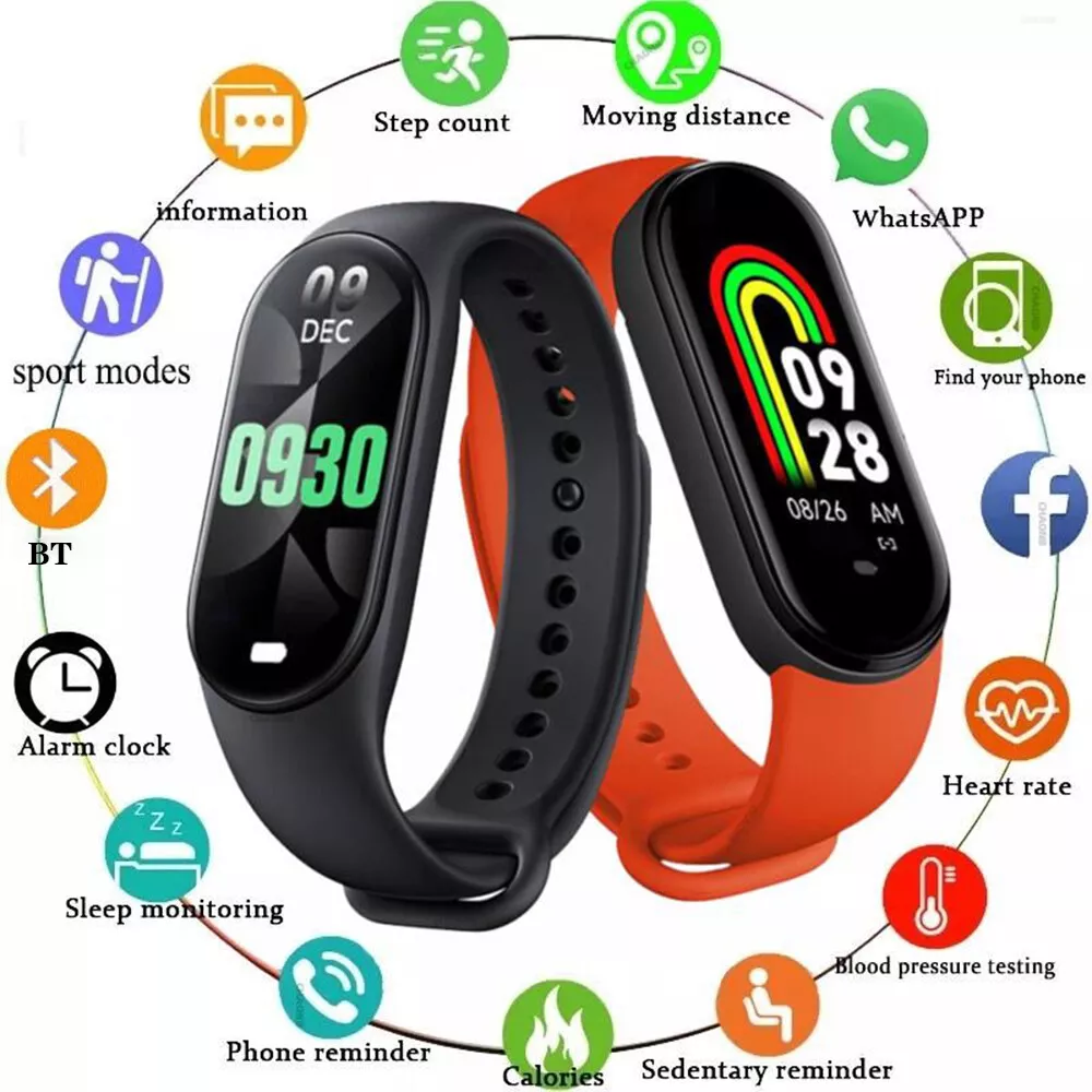 Buy ID116 Plus Smart Bracelet Fitness Tracker Color Screen Smartwatch Heart  Rate Blood Pressure Pedometer Sleep Monitor (Black) Online In India At  Discounted Prices