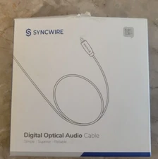 Syncwire Optical Digital Audio Cable Male To Male 5.9 feet