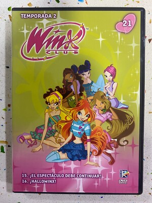 WINX CLUB DVD 21 TEMPORADA 2 EL ESPECTACULO DEBE CONTINUAR + ¡ HALLOWINX !