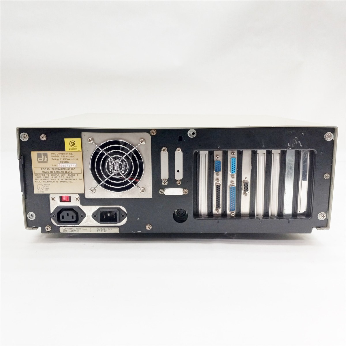 コンピュータ・IT kd DTK Tech-1230C Intel 80386 i386 25MHz 3MB RAM 270MB HDD Vintage