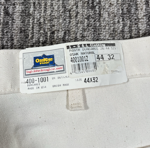 OshKosh B'gosh Carpenter Painter Union Made Sanforized Pants 44x32 Dungaree - Picture 5 of 8