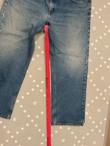 Carhartt Jeans Mens 42x30 Traditional Fit Straight Leg Blue Work B480 DVB - Picture 9 of 10