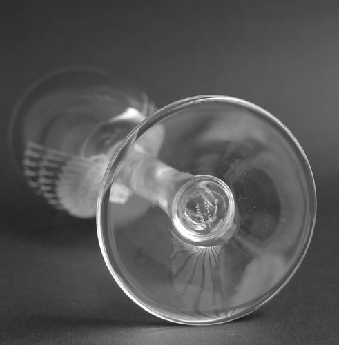 Flûte à Champagne - Marc Lalique - "Ange de Reims" - 1980's - Lalique Glass - Picture 9 of 9