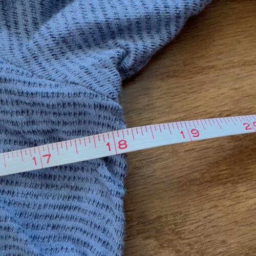J.Jill Pure Jill Top Gr. S blau gestreift vorne zum Binden Kurzarm Leinenmischung - Bild 5 von 8
