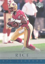 NFL-LEGENDS Jerry Rice 49ERS MVSU Delta-Devils HOF