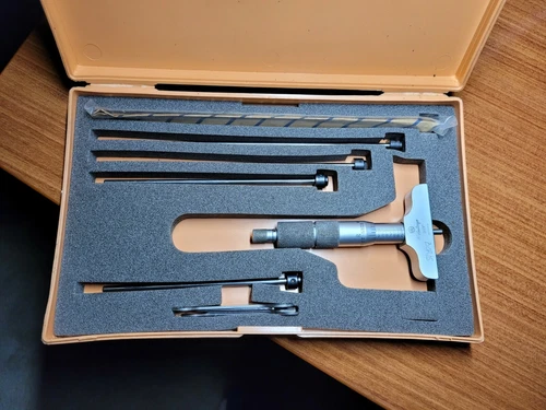 Mitutoyo - 0-6"/.001" Depth Mic w/ case 