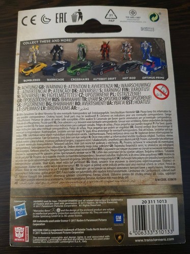 Transformers The Last Knight Metal Hot Rod Robot, new - Picture 2 of 2