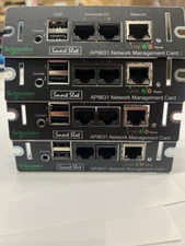  Lot of 4 Schnieder AP9631 Management cards