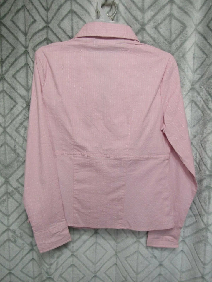 Top Millenium Talla M Rosa Cuello en V Manga Larga Carrera Negocios Foto 3 de 3