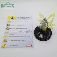 Heroclix Avengers Assemble set Captain Universe #036 Rare figure w/card!