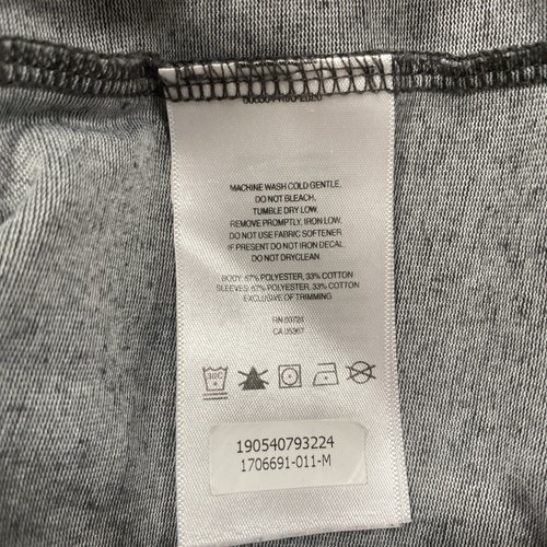 Columbia Men’s Raglan Gray Shirt Medium Omni-Wick Heathered Blue - Picture 5 of 6