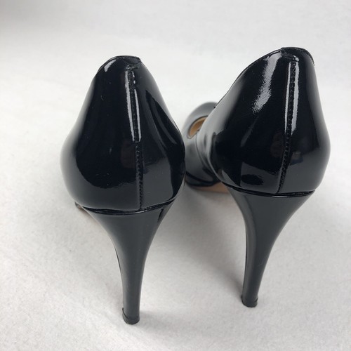 Cole Haan Air Lack Leder Pumps quadratische Zehenpartie High Heels 9 schwarz klassisch - Bild 4 von 10