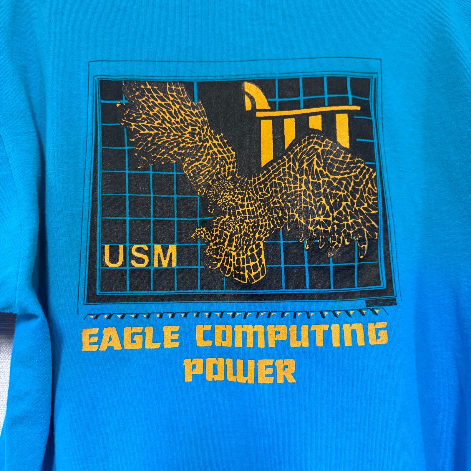 VTG 1990 Eagle Computing Single Stitch T Shirt Un… - image 3
