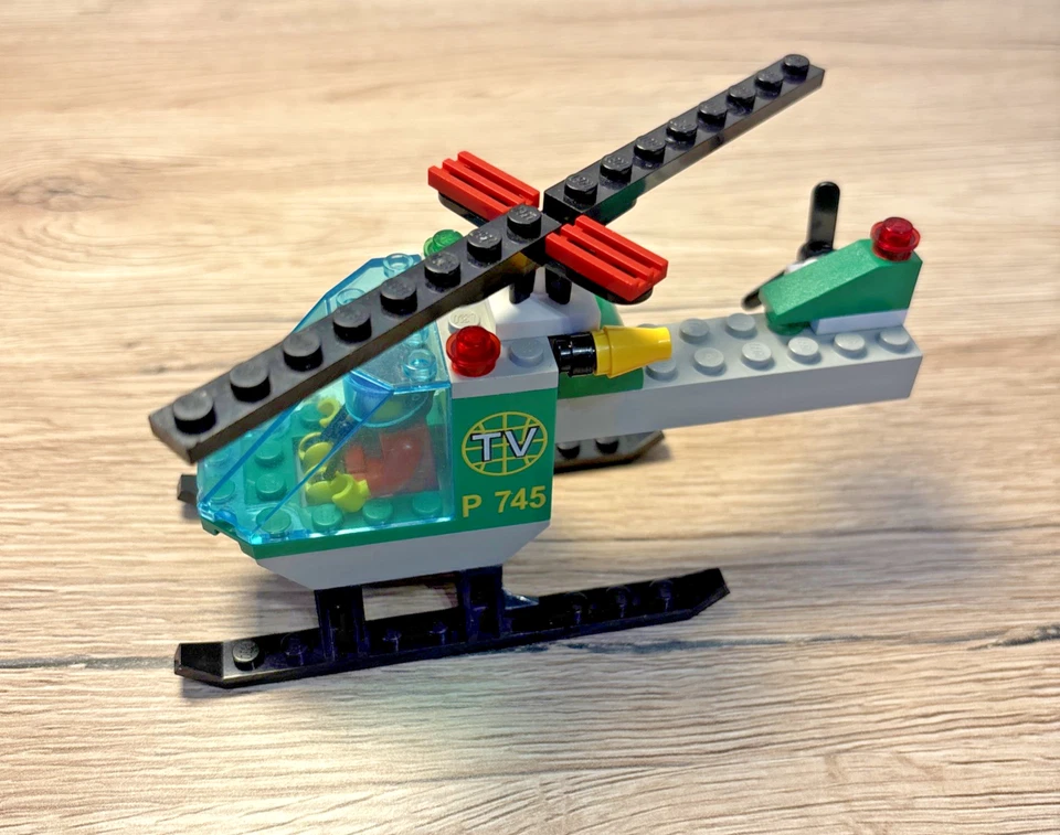 Lego System: TV-Hubschrauber (6425) gebraucht, guter Zustand ohne OVP - Bild 3 von 4