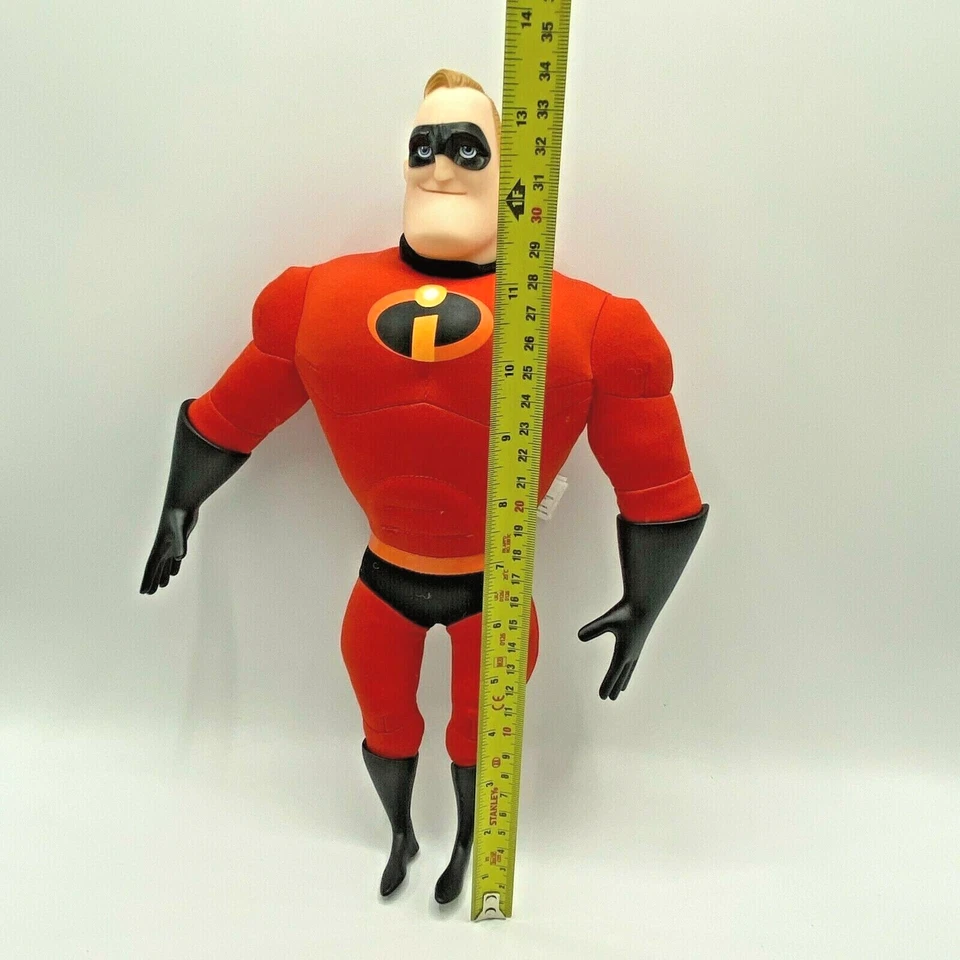 Juguete de peluche suave oficial The Incredibles grande Mr Incredible Disney Foto 3 de 4