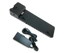 HP UltraSlim USB 3.0 Docking Station for HP EliteBook 740 G1 G2 G3 Laptop w/ PSU