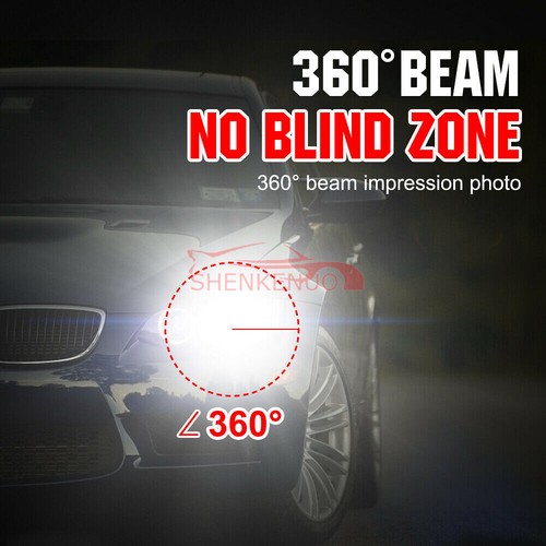 For Dodge Grand Caravan 2008-2010 LED Headlight Hi/Lo + Fog Bulbs 6500K Combo 4x - Picture 5 of 12