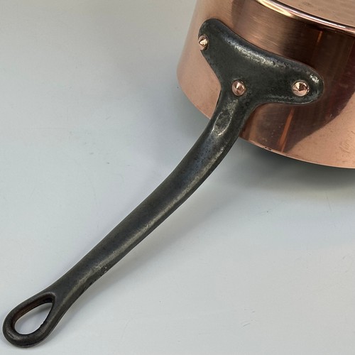 Vintage Kitchen Quality Set of 5 Heavy 6kg Copper Pans Stamped Gaor 50,Villedieu - Picture 19 of 24