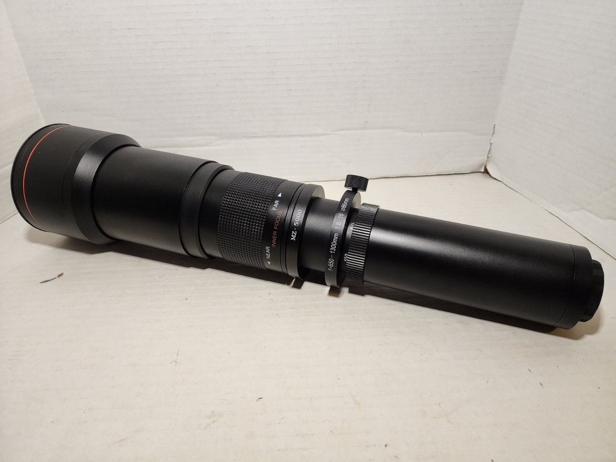Vivitar MZ-5000 F=650-1300mm 1:8-16 Manual Focus Series 1 T-Mount