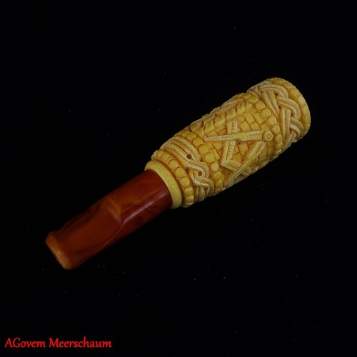 Porte-cigare maçonnique en écume de mer sculpté à la main, cadeau franc-maçonnerie, Shriner AGM-1292 - Photo 9/12