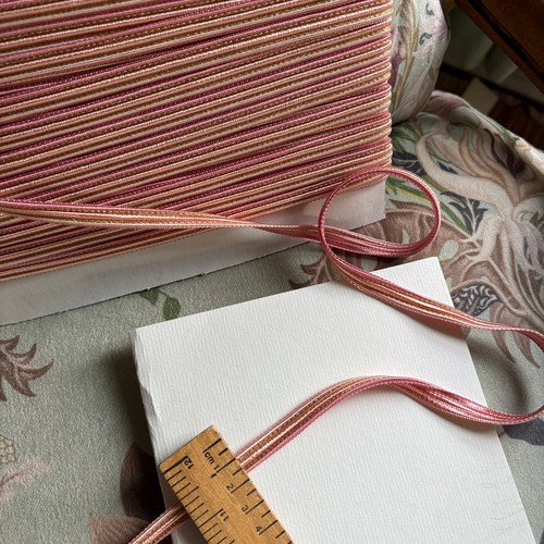 CLEARANCE full/part cards vintage lampshade/upholstery/craft braid trimming gimp - Picture 10 of 77