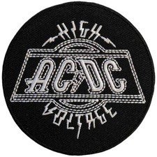 ACDC - HIGH VOLTAGE - EMBROIDERED PATCH - BRAND NEW - ACDCPAT20