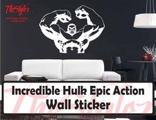 Incredible Hulk Epic Action Custom Vinyl Wall Sticker