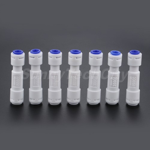 Umkehrosmose Rohr Abwasser Durchflussregler Begrenzer Montage 1/4" Außendurchmesser Schlauch - Bild 1 von 29