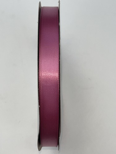 100 yard SF SATIN ANTIQUE ROSE RIBBON 100% polyester #3, 5/8" WIDE MADE IN USA - Picture 4 of 7