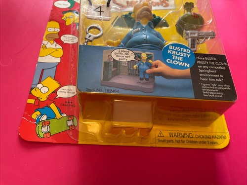 The Simpsons Busted Krusty the Clown Springfield Interactive Playmates NIP - Picture 3 of 4