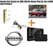 Remote Start for 2005-2015 fits Nissan Titan Std. Key w/OEM Alarm Pickup 8