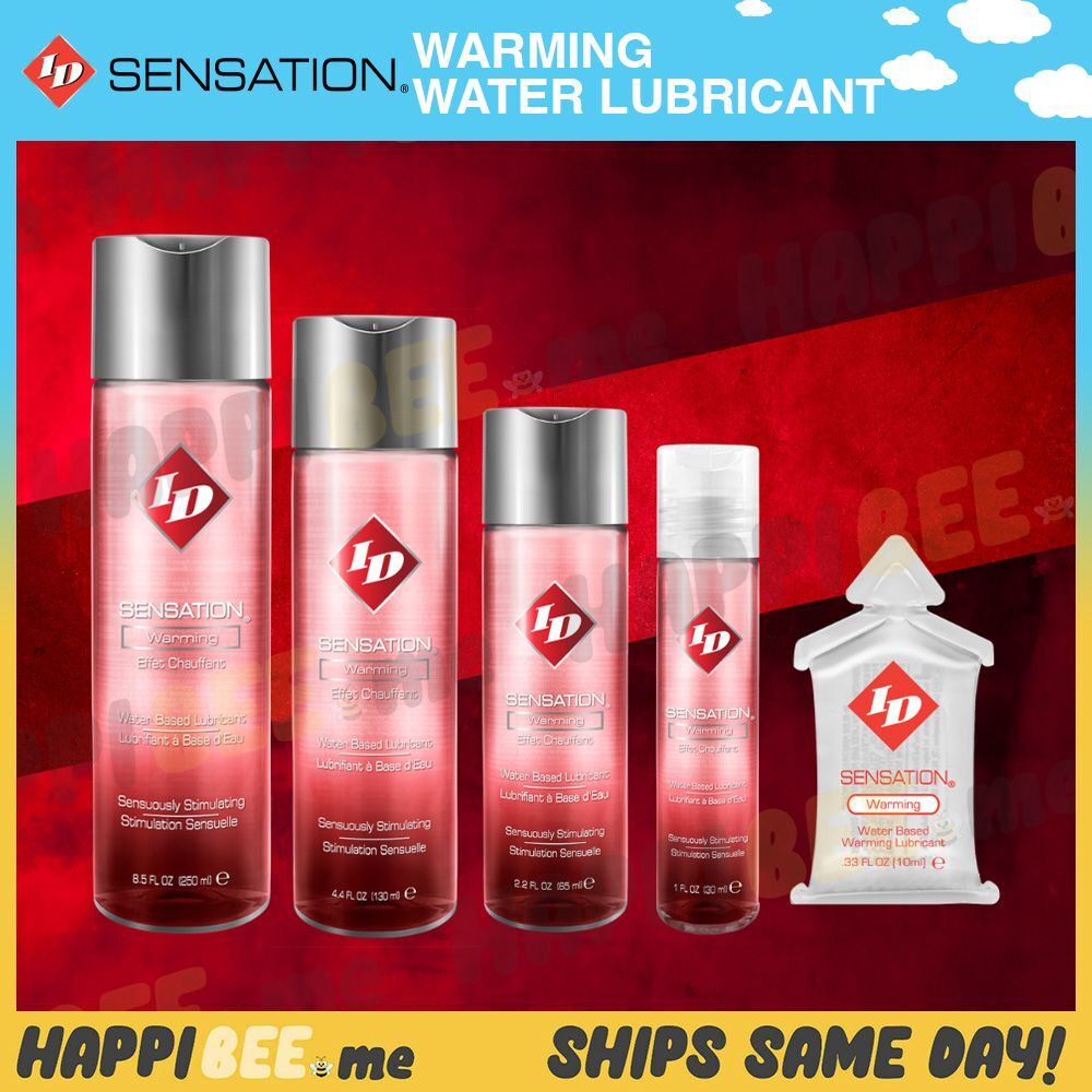 ID Sensation Warming Water Lubricant🍯Couples Water REAL FEEL Glide Sex Lube 