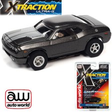 NEW Auto World Xtraction R34 2008 Dodge Challenger Gray HO Scale Slot Car