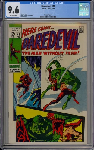 DAREDEVIL #49 - CGC 9.6 - STARR SAXON - 1969 - SILVER AGE - HIGH GRADE