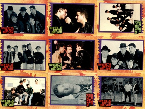 NEW KIDS ON THE BLOCK 1 1989 TOPPS COMPLETE 88 BASE CARD SET - Picture 3 of 11