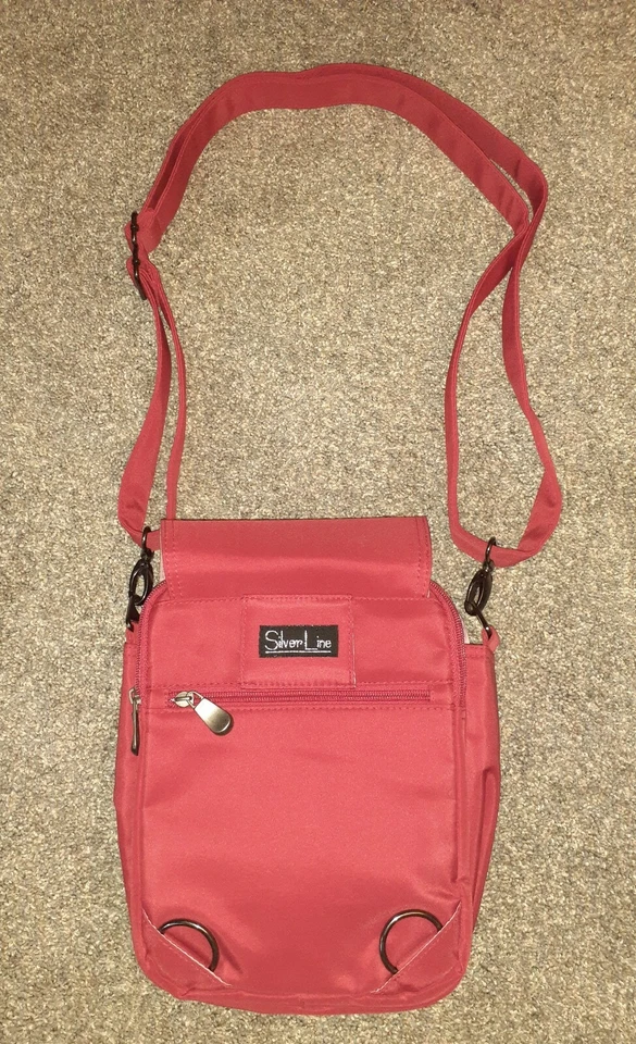 Silver Line Swagg Baby Diaper Bag - Lipstick/Orange Cool Hip Shoulder Discrete - Image 2 of 4