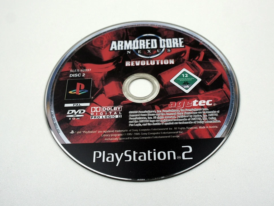Armored Core Nexus Evolution & Revolution Sony PlayStation 2 PS2 Discs Only - Image 3 of 4
