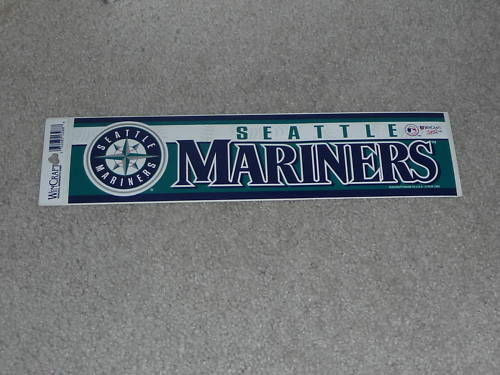 PEGATINA DE PARACHOQUES DE BÉISBOL SEATTLE MARINERS MUY COLORIDA - Imagen 1 de 1