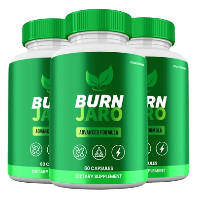 #ad Burn Jaro Pills Maximum Strength Supplement BurnJaro Capsules 3 pack $30.75