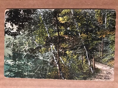 A Shady Nook, Forest Lake, Palmer, Massachusetts MA Postcard