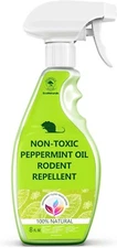 All Natural Peppermint Oil Spray, Non-Toxic Rat Repellent to Repel Mice and Rats