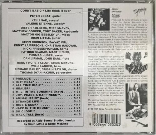 Count Basic Life Think It Over CD, Album 1994 Acid Jazz (VG+ / NM or M ...