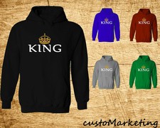 KING Crown HOODIE Sweatshirt Crown King Hoodie Gym Best Design King Sweatshirt