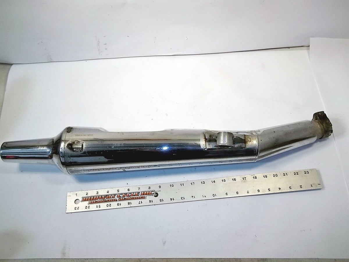 YAMAHA 88 XVZ1300 VENTURE RIGHT EXHAUST PIPE MUFFLER 1NL