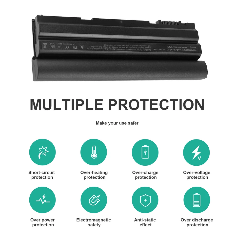 Batería de 6/9 cel para Dell Latitude E6440 E6430 T54FJ E6420 E6520 E6530 E5430 E5420 Foto 4 de 4