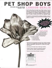 PET SHOP BOYS Rare VINTAGE 2003 PROMO TRADE AD Poster for London CD MINT 8.5x11