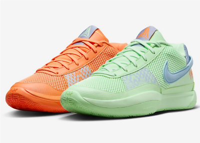 Nike Ja 1 Mismatched Bright Mandarin Vapor Green Ja Morant Nike Ja 1 Mismatched Bright Mandarin Vapor Green Ja Morant