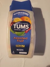 3 Tums Antacid Extra Strength For Heartburn Relief 96 Chewable Tablets, Assorted