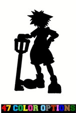 Vinyl Decal Truck Car Sticker Laptop - Kingdom Hearts Sora w/ Keyblade