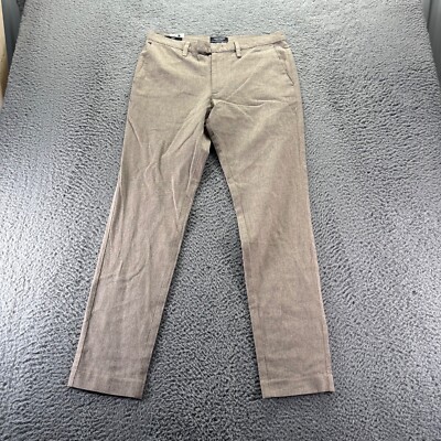 Jack Jones Chino Pants Mens 32x32 Beige Cotton Stretch Slim Fit